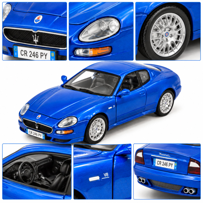 Macheta Maserati Coupe GranSport 2004 albastru metalizat, scara 1:43, DeAgostini [4]