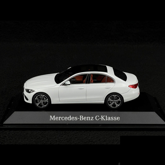 Macheta Mercedes-Benz C-Class Sedan (W206) 2021 ,Alb Opalite, scara 1/43, Herpa B66960635 [3]