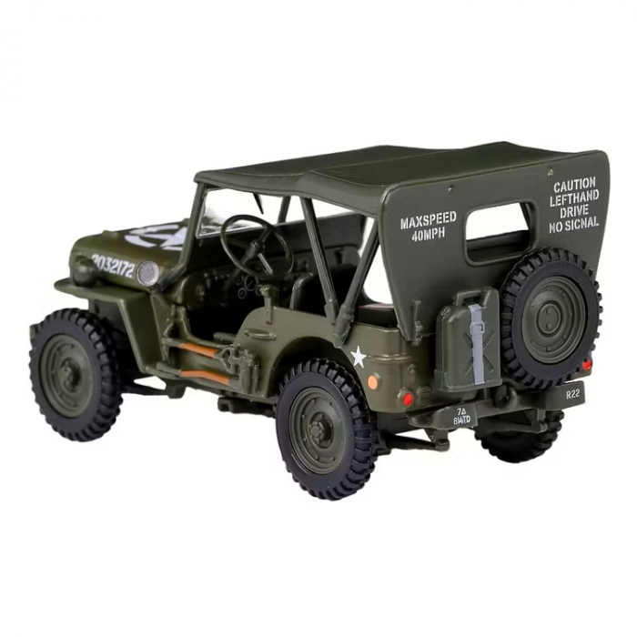 Macheta militara Jeep Willys CJ-5 1944 Verde 1:43 Cararama [2]