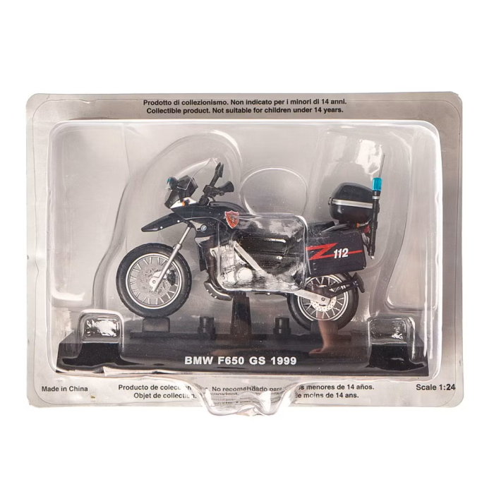 Machetă motocicletă BMW F650 GS Carabinieri 1999 scara 1:24 – Atlas [3]