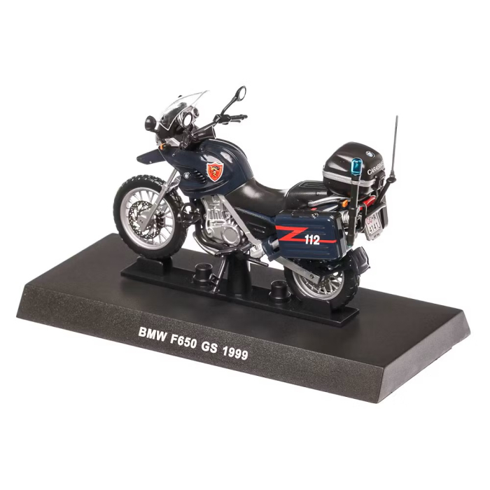Machetă motocicletă BMW F650 GS Carabinieri 1999 scara 1:24 – Atlas [2]