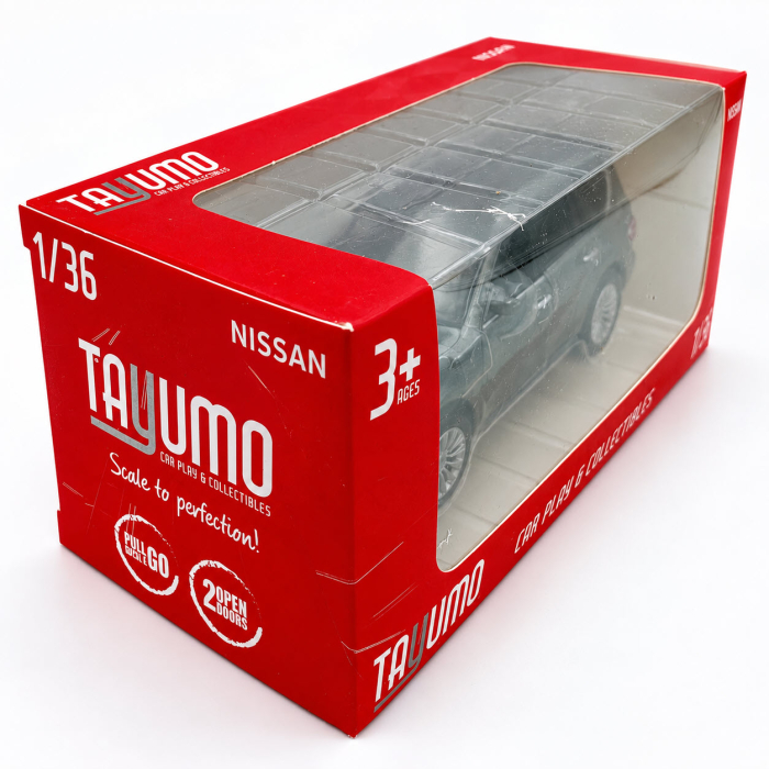 Macheta Nissan Patrol Y62 Gri, Scara 1:36, Tayumo [7]
