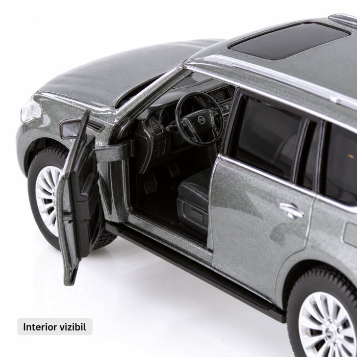 Macheta Nissan Patrol Y62 Gri, Scara 1:36, Tayumo [4]