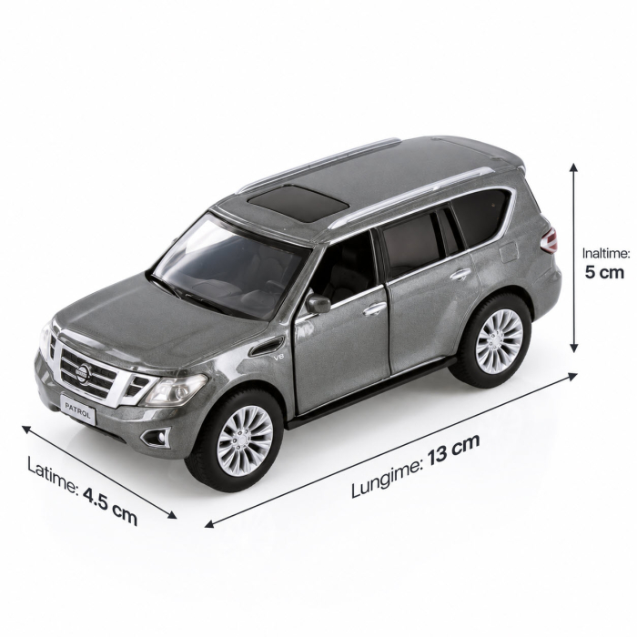 Macheta Nissan Patrol Y62 Gri, Scara 1:36, Tayumo [2]