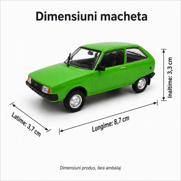 Macheta Oltcit Club verde, scara 1:43, De Agostini, Masini de legenda [3]
