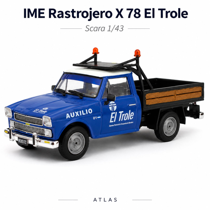 Macheta Pick-up IME Rastrojero X 78 El Trole 1974, scara 1:43, Atlas [2]