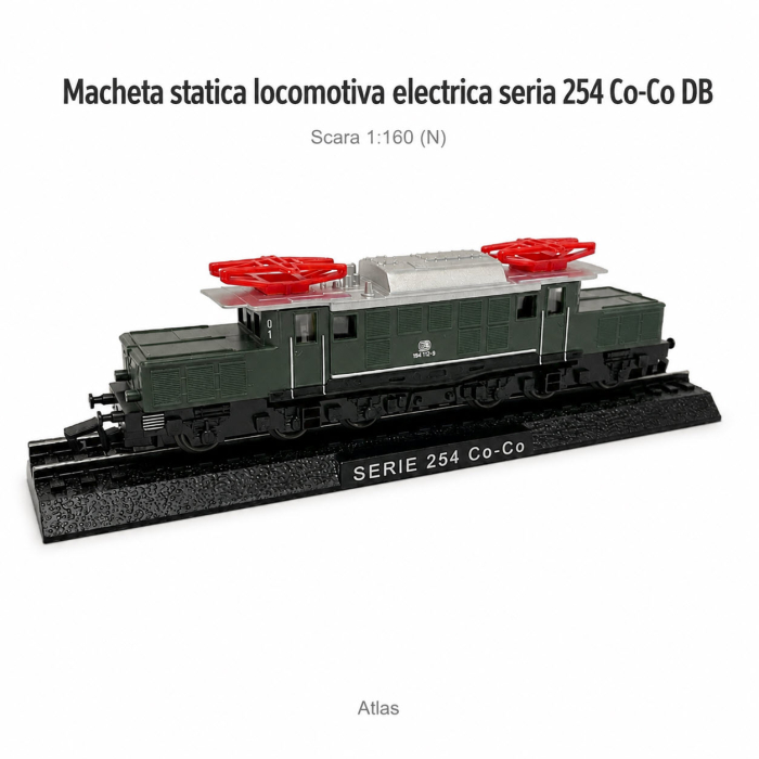 Macheta statica locomotiva electrica Serie 254 Co-Co DB, scara 1:160 N, Atlas [2]