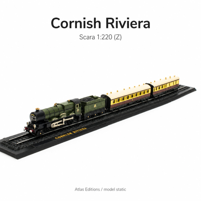 Macheta Tren Cornish Riviera 1:220 Z, Atlas Editions, set static [2]