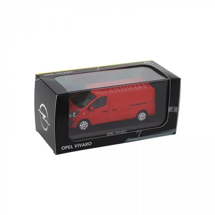 Macheta van Opel Vivaro B Sport L2 2018 rosu 1:43 iScale [2]