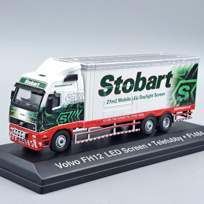 Macheta Volvo FH 12 BOX VAN STOBART 1:76 [1]