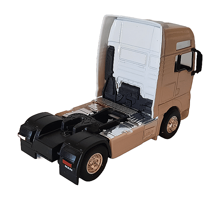 Macheta Camion MAN TGX XXL 2 axe Alb 1:64 Welly [2]