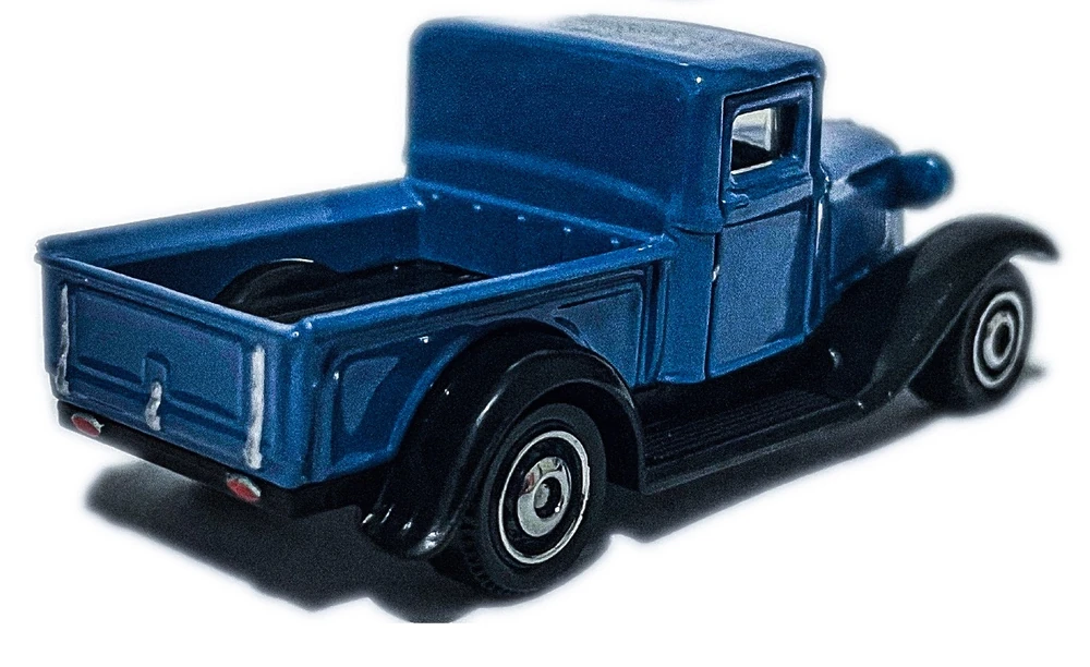 Masinuta Ford pickup albastru 1932, Matchbox Moving Parts FWD28, scara 1/64 [3]