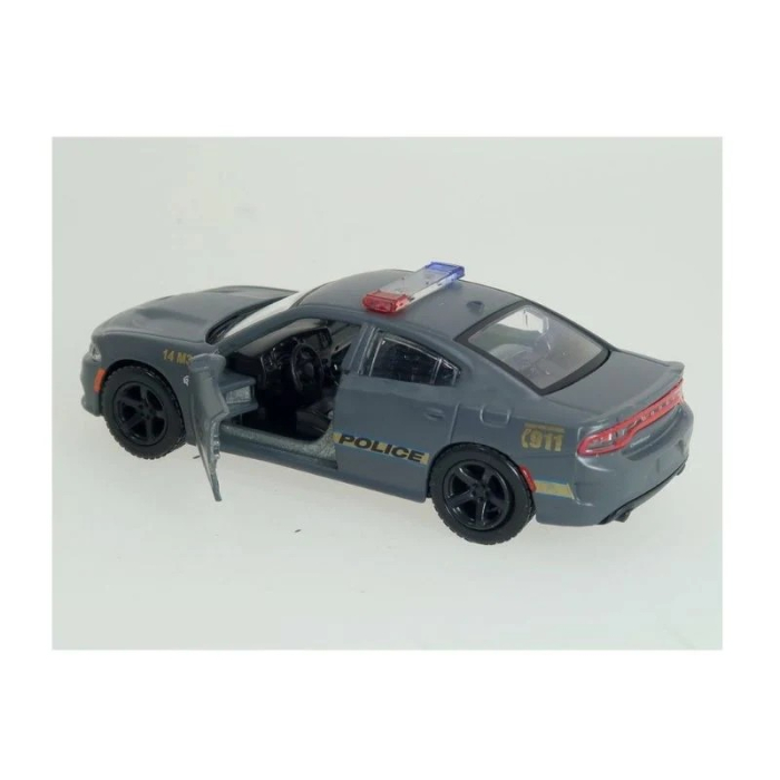 Masinuta Metal Maisto Dodge Charger SRT Hellcat 2018 (Politie) – 4.5'', Model Colectie [2]
