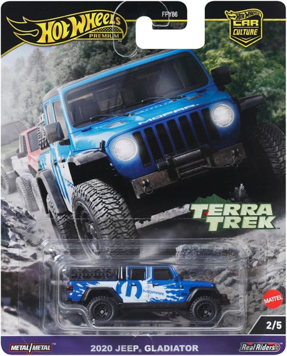 Masinuta Metalica Jeep Gladiator 2020 Hot Wheels Premium Car Culture TerraTrek – 1:64, HRV91 [3]