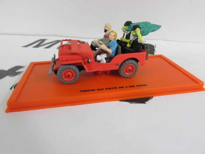 Masinuta Willys MB 1943–48 cu Figurine – Tintin au Pays de l’Or Noir, Scara 1:43 Atlas [3]