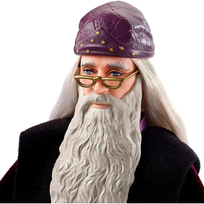 Mattel Harry Potter – Păpușă articulată Albus Dumbledore FYM54, 39 cm, cu baghetă magică și mantie elegantă [3]