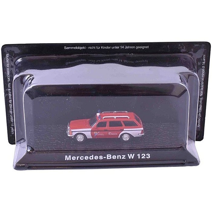 Macheta pompieri Mercedes-Benz W123, scara 1:72 Atlas [2]
