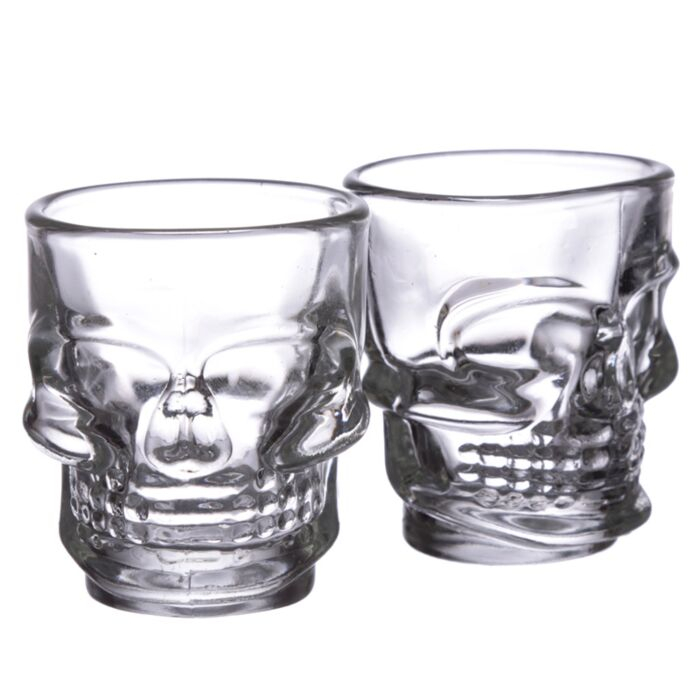 Pahare de shot 3D -set de 2 – Skulls & Roses (60ml) [4]