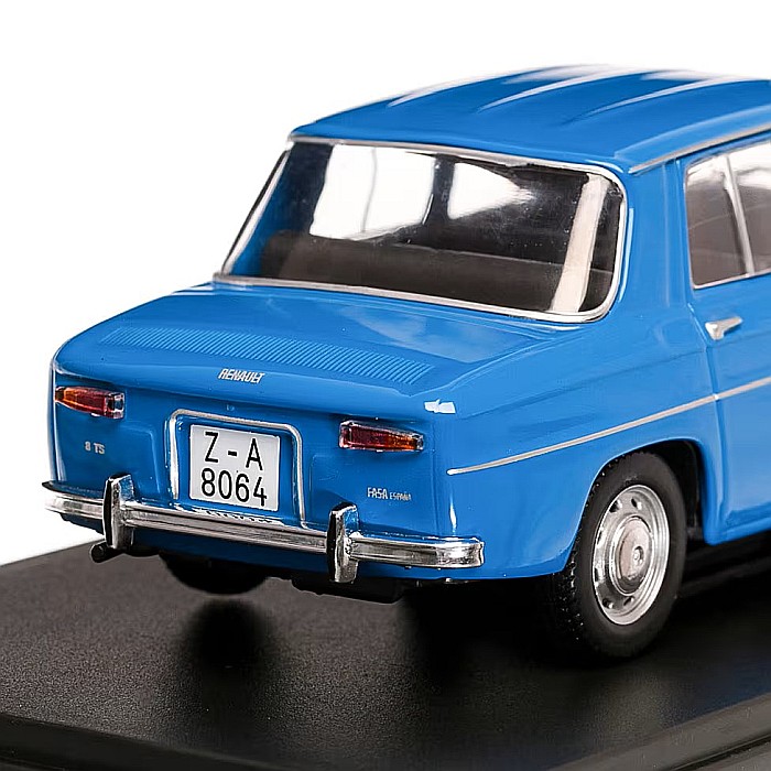 Macheta auto Renault 8 TS (Dacia 1100), an 1968, scara 1:24, albastru, Hachette [4]