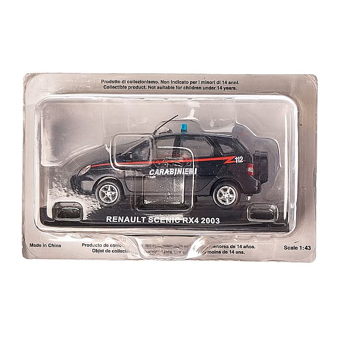 Macheta Renault Megane Scenic RX4 carabinieri, scara 1:43 Atlas [2]