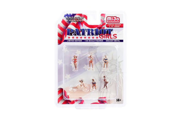 Set figurine Patriot Girls American Diorama 76498MJ, scara 1:64 – 6 figurine pentru diorama [4]