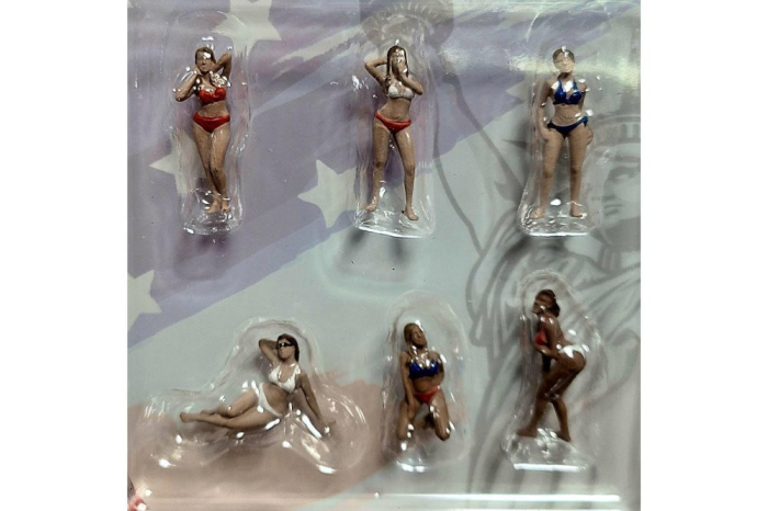 Set figurine Patriot Girls American Diorama 76498MJ, scara 1:64 – 6 figurine pentru diorama [3]