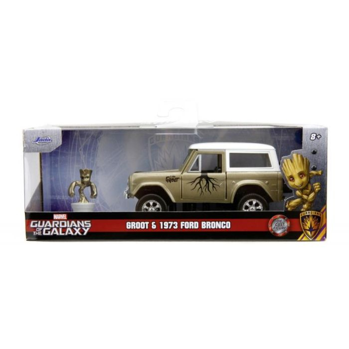 Set joaca cu masinuta Ford Bronco si Figurina Groot, Jada Toys, scara 1/32 [2]