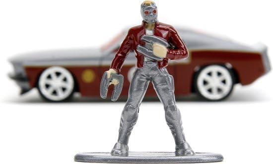 Set joaca cu masinuta Ford Mustang 1969 si Figurina Star Lord, Jada Toys, scara 1/32 [4]