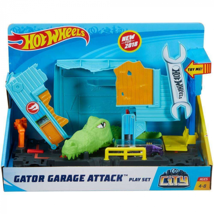Set Joaca Hot Wheels City - Gator Garage Attack - FNB06 [5]