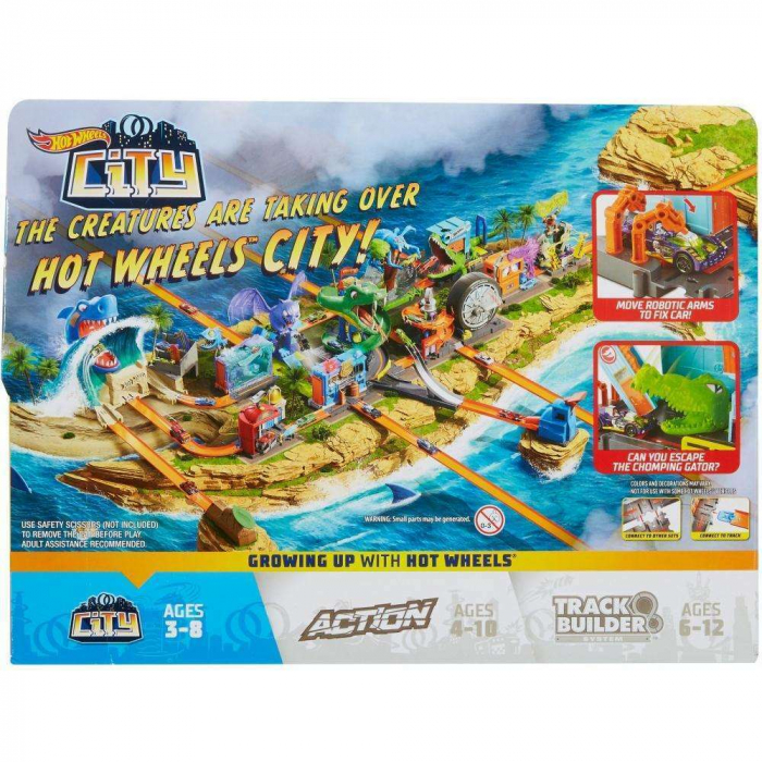 Set Joaca Hot Wheels City - Gator Garage Attack - FNB06 [6]