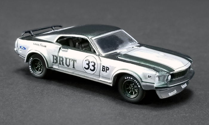 Set masinute ACME Diecast, 1969 Trans Am Mustang & Ford F-350 Ramp Truck Allan Moffat Racing #33 scara1/64 [3]