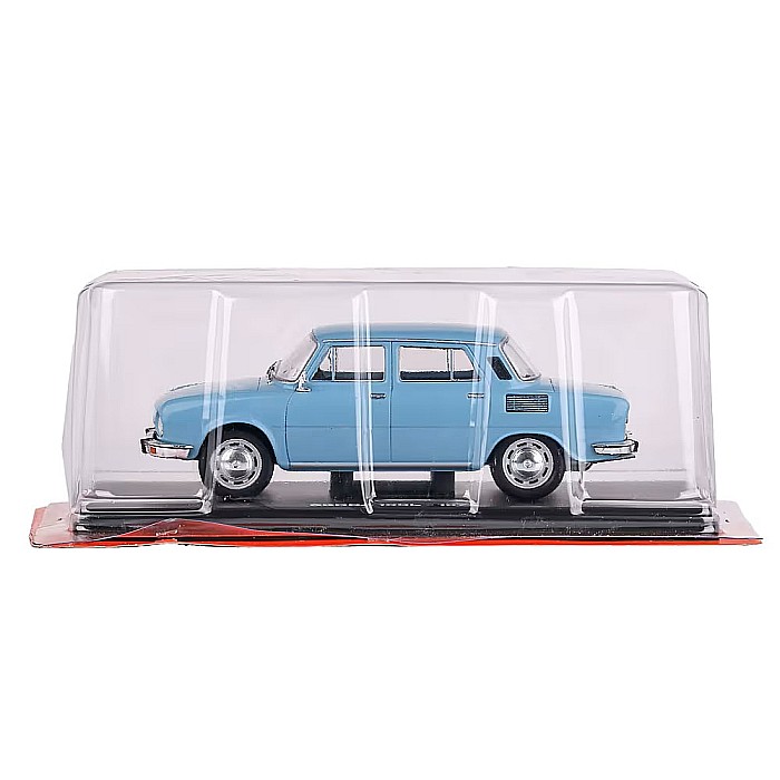 Macheta auto Skoda100L (1974) 1:24, Hachette, Albastra [5]