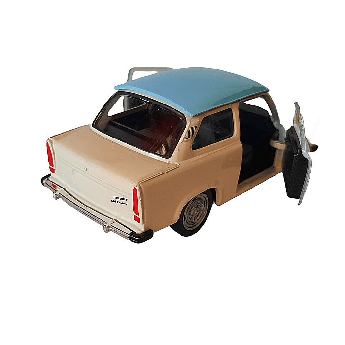 Trabant 601 crem, macheta auto 1/34-1/39 Welly [3]