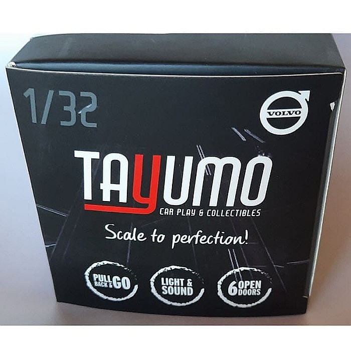 Volvo XC60 rosu, macheta auto cu lumini, sunet, pull-back 1/32 Tayumo [3]