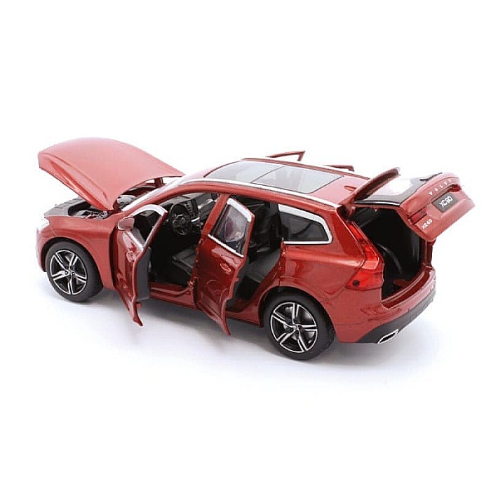 Volvo XC60 rosu, macheta auto cu lumini, sunet, pull-back 1/32 Tayumo [2]