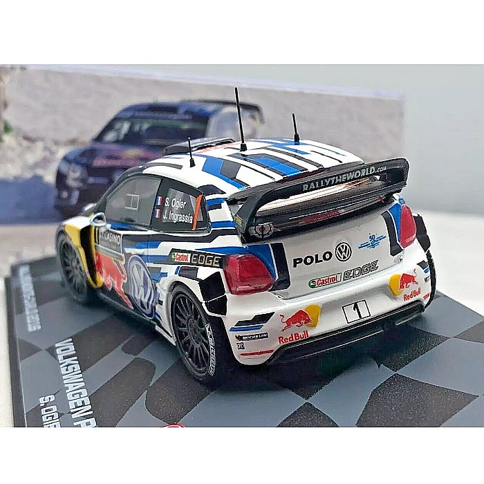 Macheta Volkswagen Polo R WRC #1 Rally Monte Carlo 2016, scara 1:43 Eaglemoss [5]