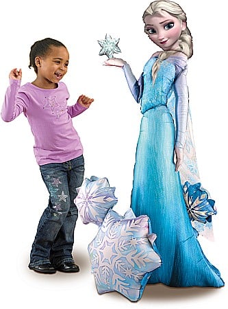 BALOANE AIRWALKERS - Balon Elsa the Snow Qween din Frozen  3D urias Air-Walker - folie metalizata