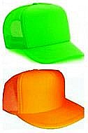SAPCA - Sapca de baseball - neon - verde deschis si portocaliu
