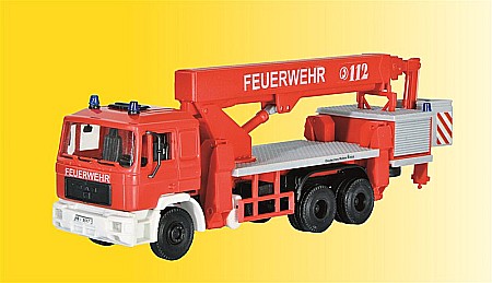 Camioane - Camion MAN Pompieri cu cos salvare H0 (1:87) KIBRI 18273