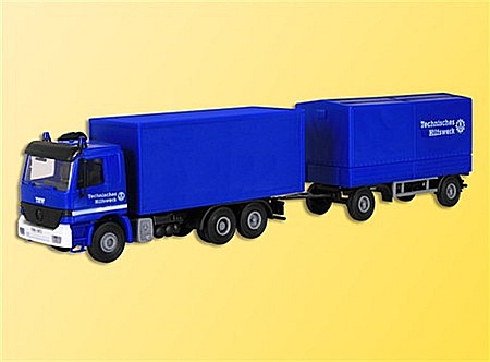 Camioane - Camion cu Remorca Mercedes Actros H0 Kibri 18473