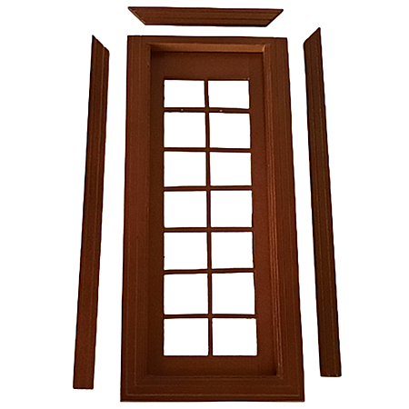 Usa din lemn tip FRENCH DOOR simpla - casute de papusi [1]