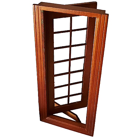 Accesorii si Materiale pentru Casuta Papusi - Usa din lemn tip FRENCH DOOR simpla - casute de papusi