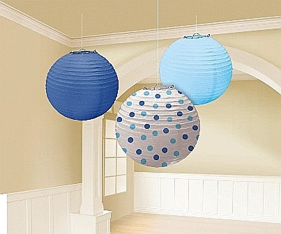 DECORATIUNI PETRECERE CARNAVAL - SET DECORATIUNI PE CULOARE ALBASTRU BLEU - AM241023