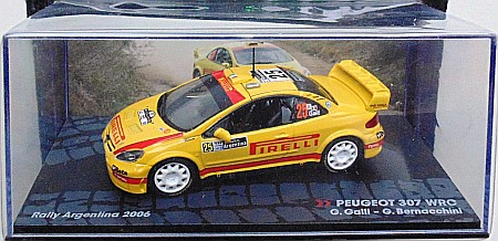 MACHETE AUTO - Macheta Peugeot 307 WRC Raliul Argentinei 2006, 1:43