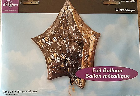 BALOANE SUPERSHAPE SI JUMBO - Balon Ultrashape in forma de stea 3D -folie