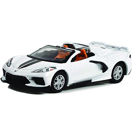 Masini de strada - Macheta Chevrolet Corvette Convertible 2020 seria Barrett Jackson 1:64 Greenlight - 37260F