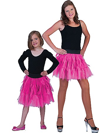 COSTUME FETE ROCHITE FUSTE - Fusta copii fete cu volane din tulle - majorete
