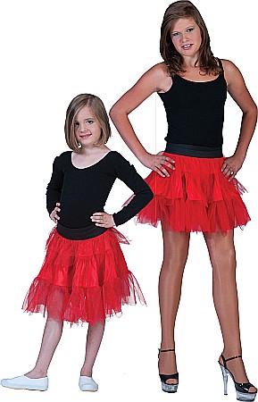 COSTUME FETE ROCHITE FUSTE - Fusta copii fete cu volane din tulle - majorete