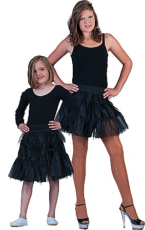 COSTUME FETE ROCHITE FUSTE - Fusta copii fete cu volane din tulle - majorete