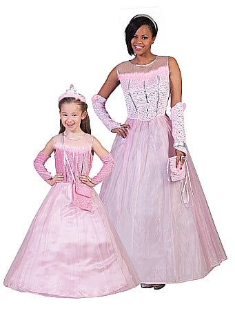COSTUME FETE ROCHITE FUSTE - Costum de printesa pentru fete - 3 piese